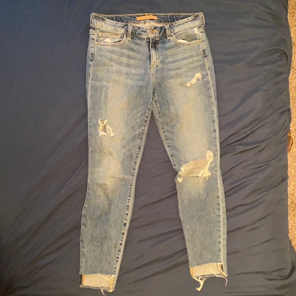 [JOES JEANS] Distressed Skinny Ankle Jeans